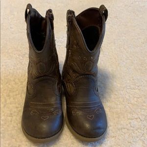 Cowgirl boots size 9 little girl